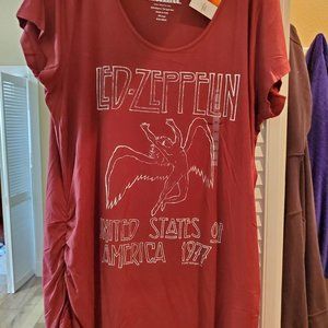 Led Zeppelin Graphic Tunic Size 2 X